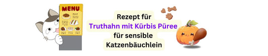 Truthahn mit Kürbis Püree - für sensible Katzenbäuchlein & Allergiker