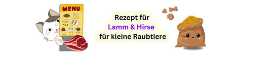 Lamm & Hirse-Gourmetmenü für kleine Raubtiere