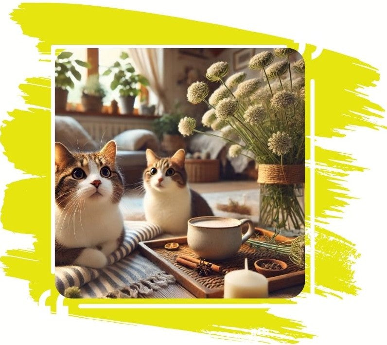 SNOOZYCAT® Nachfüllpads – Kamille & Katzenminze – 100 % natürliche Kräuter – beruhigend & spielanregend – 10 Stück