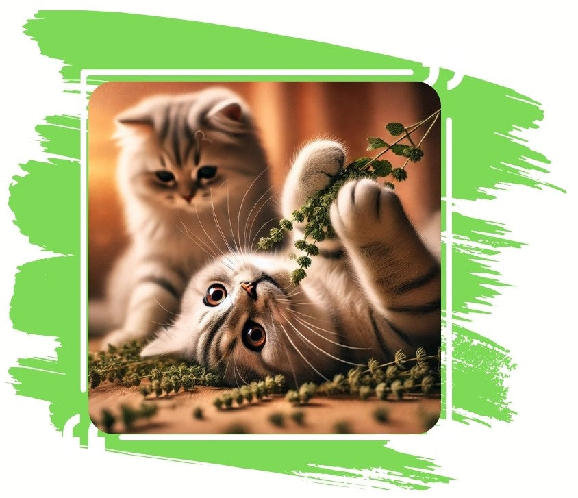 SNOOZYCAT® Nachfüllpads – Katzenminze – 100 % natürliche Kräuter – anregend & verspielt – 10 Stück