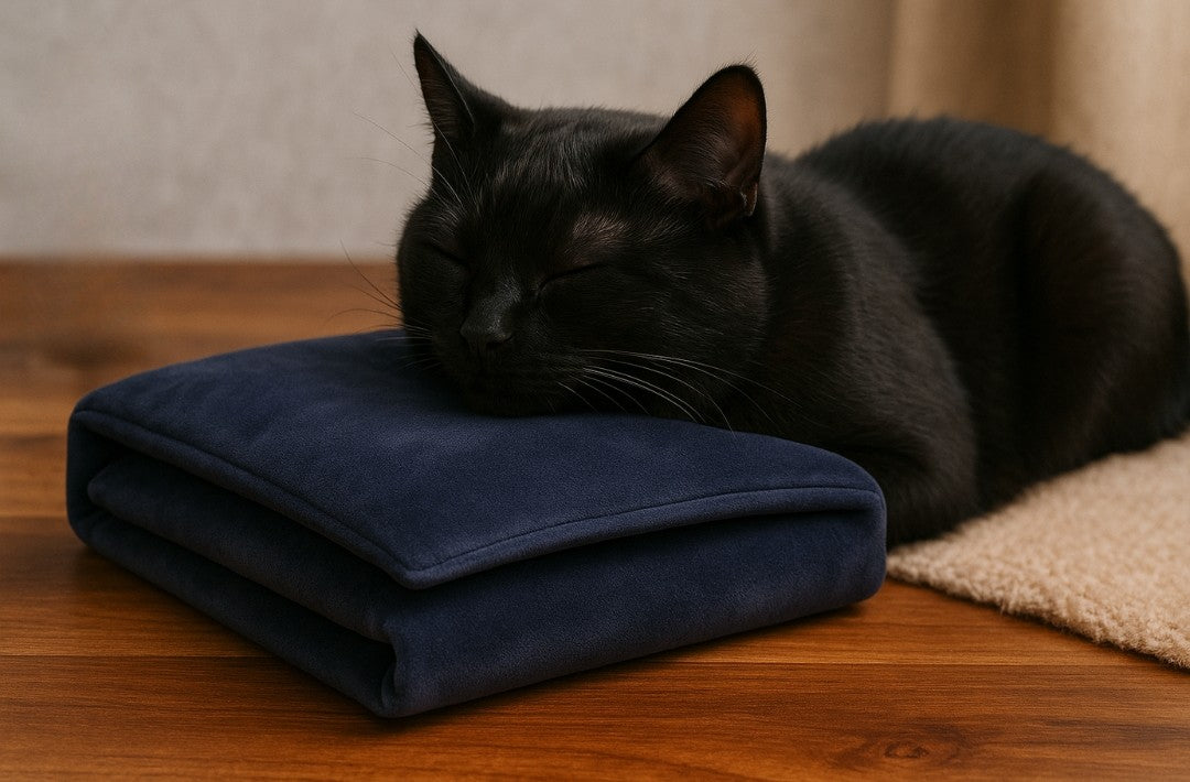 SNOOZYCAT® CozyRoyal Blue – Luxus trifft Spielspaß