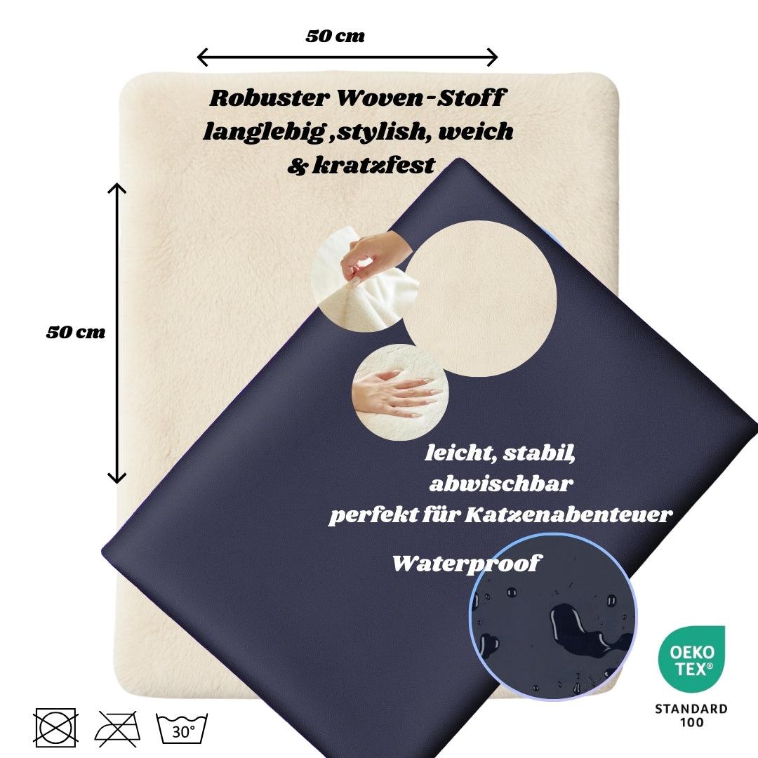 SNOOZYCAT® CozyDry Outdoor Smooth – die wetterfeste Kuscheldecke für Balkon, Garten & unterwegs