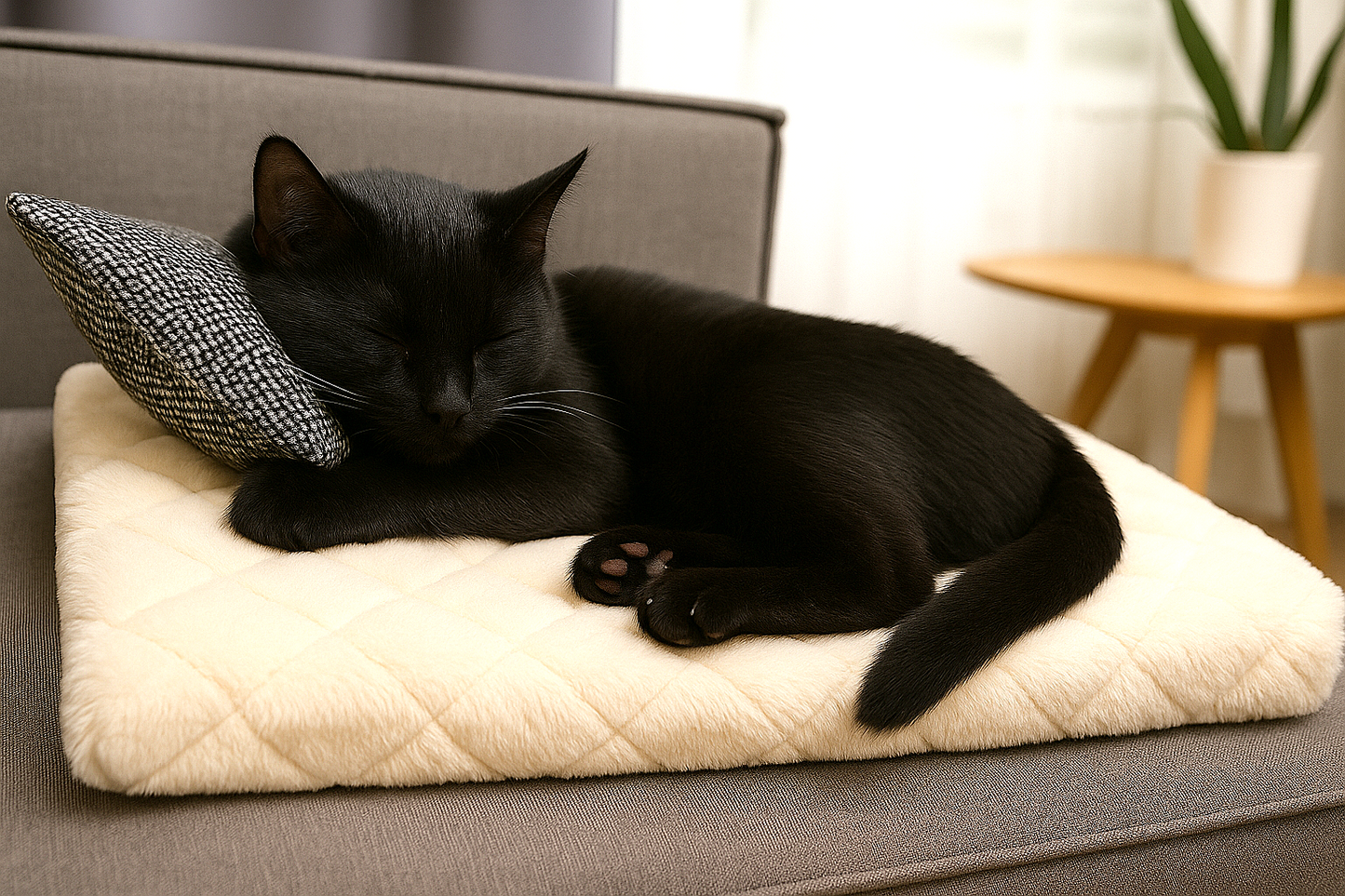 SNOOZYCAT® 2 Valerian Pillows – Refillable & Washable – with 4 Refill Pads – 100% Natural Valerian Root – OEKO-TEX® Cotton – Made in Germany