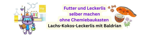 Lachs-Kokos-Leckerlis mit Baldrian