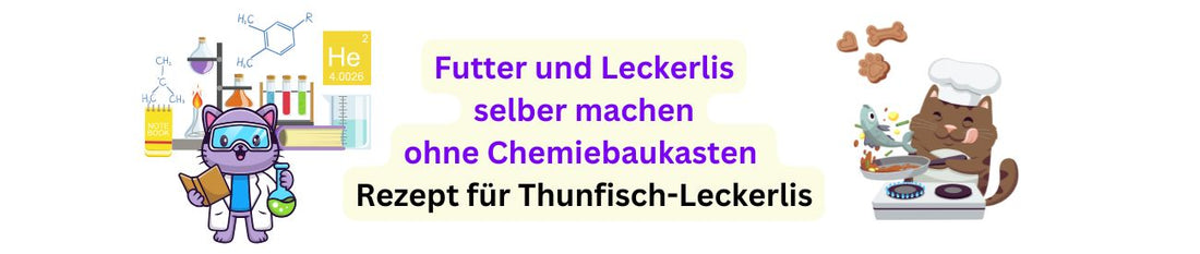 Thunfisch-Leckerlis für Katzen - selber machen