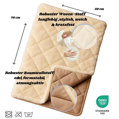 SNOOZYCAT® 2 Valerian Pillows – Refillable &amp; Washable – with 4 Refill Pads – 100% Natural Valerian Root – OEKO-TEX® Cotton – Made in Germany 