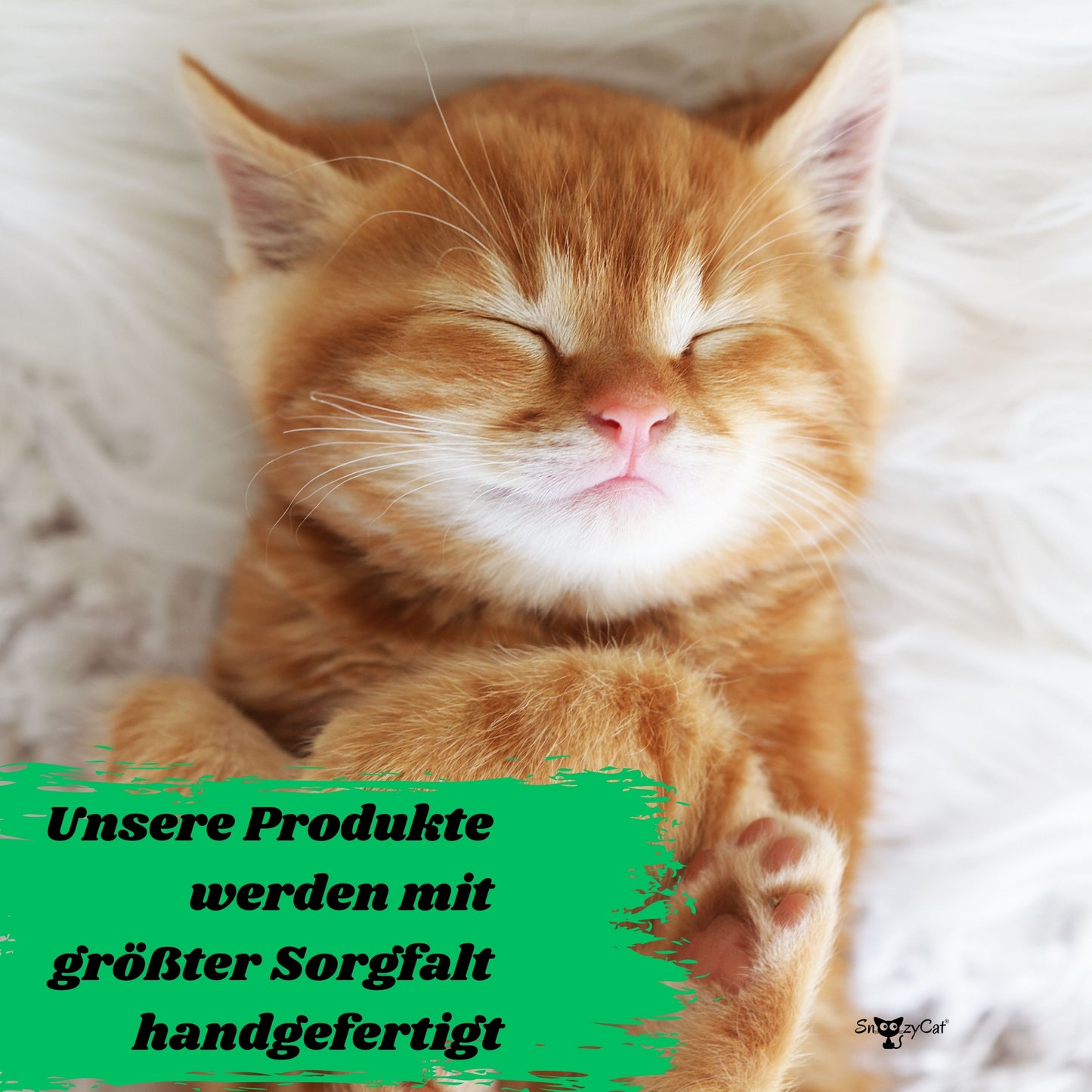 SNOOZYCAT® 4 Katzenminze-Kissen – nachfüllbar & waschbar – mit 4 Nachfüllpads – 100 % natürliche Katzenminze – OEKO-TEX® Baumwolle – Made in Germany