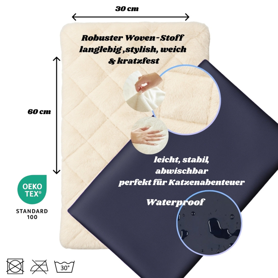 SNOOZYCAT® 2 Valerian Pillows – Refillable &amp; Washable – with 4 Refill Pads – 100% Natural Valerian Root – OEKO-TEX® Cotton – Made in Germany 