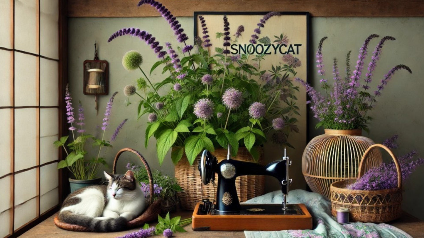 SNOOZYCAT® Refill Pads – Anise Hyssop &amp; Valerian – 100% Natural Herbs – Balancing &amp; Harmonizing – 10 Pieces