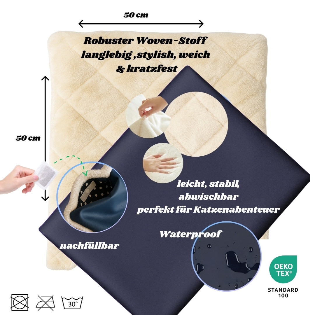 SNOOZYCAT® CozyDry Outdoor Plush – flauschig, robust & nachfüllbar