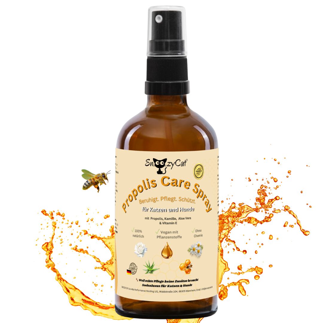 SNOOZYCAT® & Friends Propolis Care – Natürliches Haut- & Fellpflege Spray